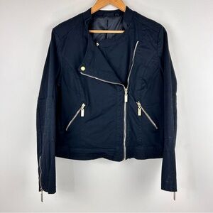 Kappahl Women’s Denim Moto Biker Style Jacket. Size EU 44